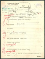 Applicant: Terner, Leon; born 17.11.1899 in Buchach (Ukraine); married.