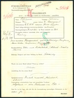 Applicant: Tetelbaum, Solomon; born 19.10.1875 in Cairo (Egypt); married.