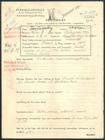 Applicant: Zaslawski, Abraham; born 4.11.1889 in Rz︠h︡yshchiv (Ukraine); married.