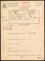 Applicant: Taussig, Walter; born 2.12.1907 in Vienna (Austria); single.