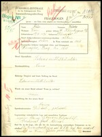 Applicant: Thur, Juda; born 17.4.1895 in Dunaįv (Lʹvivsʹka oblastʹ, Ukraine); married.