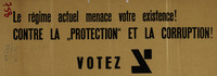 CONTRE LA PROTECTION ET LA CORRUPTION - VOTEZ צ.