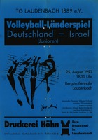 Volleyball-Landerspiel - Deutschland - Israel.
