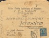 United Charity Institutions of Jerusalem [מעטפה] – הספרייה הלאומית