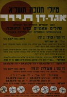 טיולי חנוכה תשל"א – הספרייה הלאומית