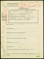 Applicant: Kürer, Julie; born 23.9.1876 in Český Těšín (Czech Republic); widowed.