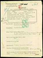 Applicant: Kùrt, Richard; born 30.4.1893 in Vienna (Austria); divorced.
