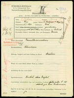 Applicant: Kurz, Rosa; born 5.1.1896 in Vienna (Austria); divorced.
