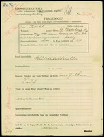Applicant: Kwiat, Jerichem; born 30.7.1890 in Opoczno; single.
