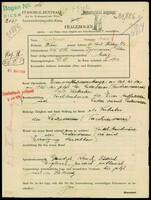 Applicant: Kwittner, Max; born 21.4.1896 in Tysmenyt︠s︡i︠a︡ (Ukraine) single.
