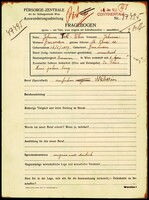 Applicant: Toth-Klein, Johanna; born 16.5.1889 in Grosswardein (Romania); widowed.