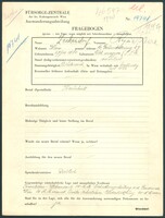 Applicant: Zeckendorf, Regine; born 27.10.1880 in Toth-magyar; widowed.