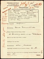 Applicant: Zunterstein, Josef; born 8.8.1897 in Lichtenstein; married.