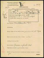 Applicant: Spitz, Leopold Israel; born 11.4.1874 in Linz (Austria); married.