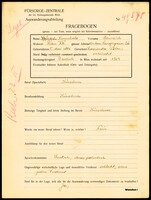 Applicant: Krumholz, Heinrich; born 5.5.1886 in Kroscienko; married.