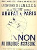 Arafat a Paris non au dialogue assassine – הספרייה הלאומית