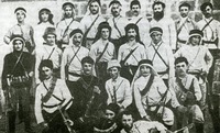 בטחון - אנשי השומר - ארגון השומר הוקם בכפר תבור בפסח שני תרס"ט (1909).